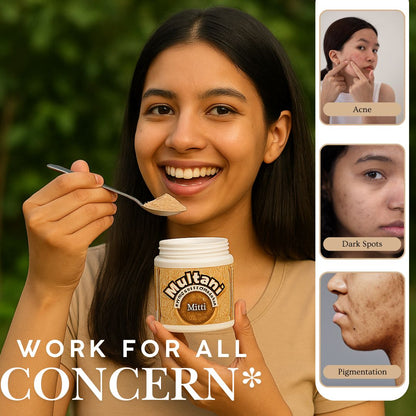 Multani mitti Infused with Herbs Face Pack - AyutriFace pack